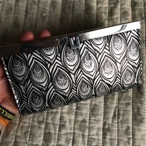Silver clutch/wallet